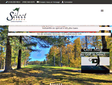 Tablet Screenshot of golfleselect.com